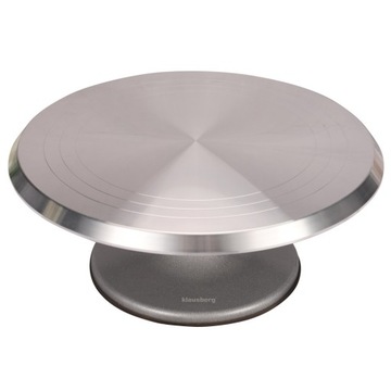 PATERA OBROTOWA do CIASTA i TORTU METALOWA WIELOFUNKCYJNA 31cm OBRÓT 360 ST