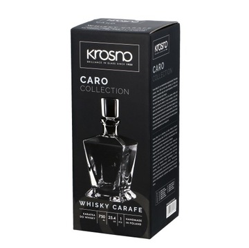 Karafka do whisky 750ml CARO | KROSNO