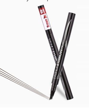 Waterproof Natural Eyebrow Pen Four-claw Eye