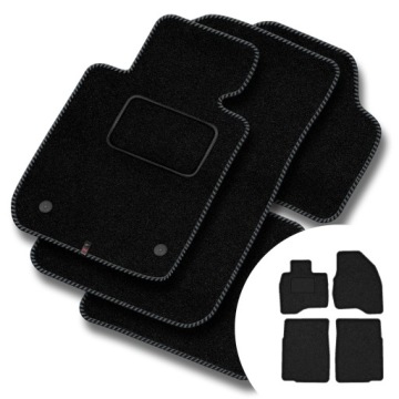Velurové koberce Streak pro Ford Explorer V 2010-2019, délka koberce