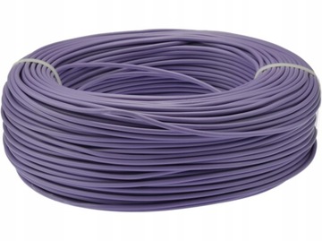 Kabel przewód linka LGY H05V-K 1mm2 100m fiolet