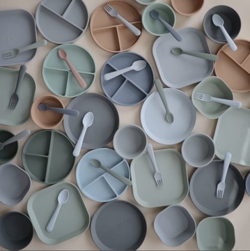 Talerzyk silikonowy MUSHIE z przyssawką Tradewinds