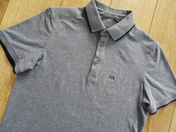 ARMANI SUPER KOSZULKA POLO LOGO XS