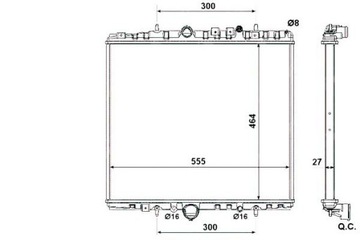 CHLADIČ CITROEN C8 ULISEE PHEDRA 2,0 2,0HDI JTD