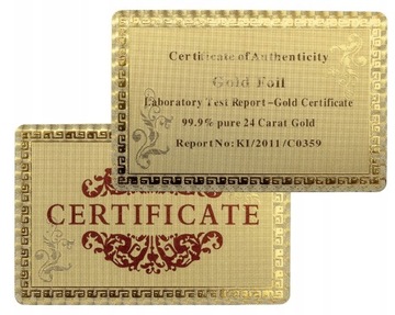 Пластиковые золотые игральные карты