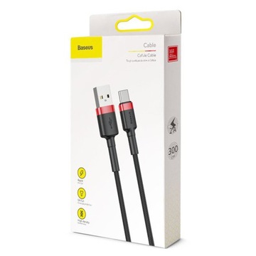 USB-КАБЕЛЬ БЫСТРОЙ ЗАРЯДКИ BASEUS TYPE C, 2 А, 3 М