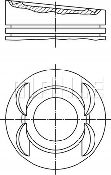 MAHLE 028 03 01 PÍST