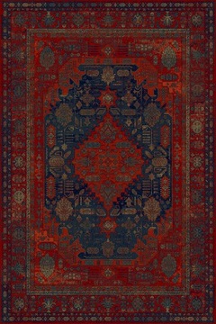 DYWAN DYWILAN OMEGA HARUN NAVY 200x300 WEŁNA