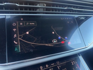 Audi Q7 II SQ7 Facelifting 4.0 TFSI 507KM 2021 Audi SQ7 Martix LED Bang Olufsen Virtual Cockpit ACC Os skretna Hak Salon, zdjęcie 20