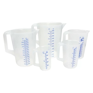 Dzbanek kuchenny z miarką z polipropylenu o pojemności 250 ml. TG Home