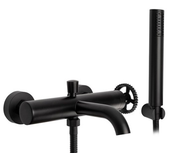 Bateria Wannowa Vertigo Black ze Słuchawką Rea