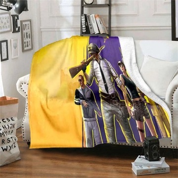 75 cm x 90 cm21Hot 3D strzelanie do gier pubg koc z nadrukiem 3D do łóżka k