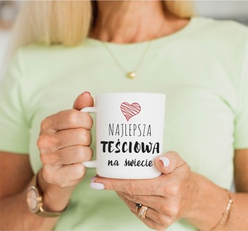 ПОДАРОЧНЫЙ НАБОР СУМКА + КРУЖКА ДЛЯ ТЕЩИ ЛУЧШАЯ ТЕЩА В МИРЕ