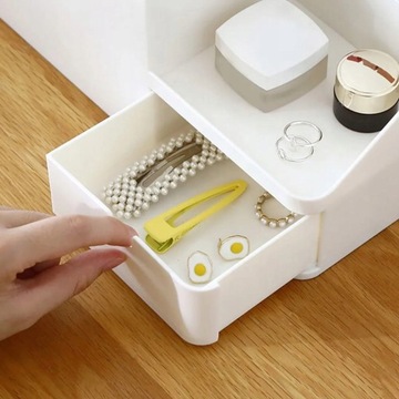 PRZYBORNIK ORGANIZER NA BIURKO NA DŁUGOPISY Z SZUFLADKĄ DLA DZIECI