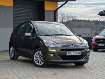 Citroen C3 II Hatchback facelifting 1.2 VTi 82KM 2014 Citroen C3 Exclusive Klima Welur Serwis Gwarancja 1.2 Benzyna 82KM, zdjęcie 2