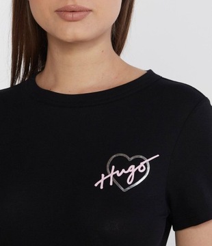 T-shirt damski okrągły dekolt Hugo Boss rozmiar S