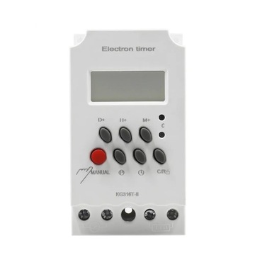 WŁĄCZNIK WYŁĄCZNIK CZASOWY 230V PROGRAMATOR CZASOWY TIMER NA SZYNĘ