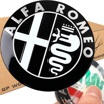 ЭМБЛЕМА ALFA ROMEO 74 мм 147 156 159 ЗНАК MITO