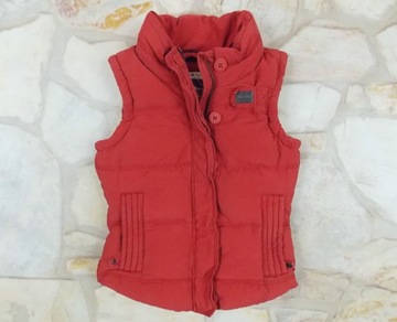 SUPERDRY UNIVERSITY GILET PUCHOWY BEZRĘKAWNIK S