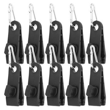 10 ШТ. ЗАЖИМ ДЛЯ КРЕПЛЕНИЯ ТЕНТАРНОЙ ПАЛАТКИ