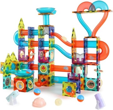 СВЕТЯЩИЕСЯ МАГНИТНЫЕ БЛОКИ НАБОР СВЕТЯЩИХСЯ МАГНИТНЫХ ДОРОЖКИ XXL 202 шт.