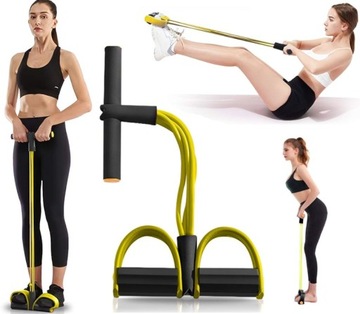 EKSPANDER EXPANDER GUMOWY PRZYRZĄD DO ĆWICZEŃ NÓG BRZUCHA UD RĄK FITNESS