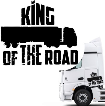 Samolepka Na Tir Traktor King Of The Road 80x67 cm