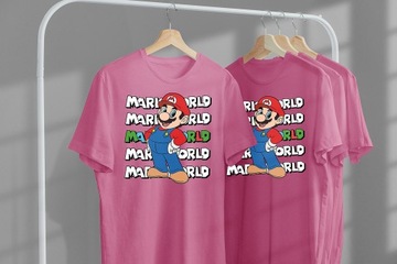 ФУТБОЛКА ДЕТСКАЯ SUPER MARIO BROS 140 СУПЕР КАЧЕСТВА