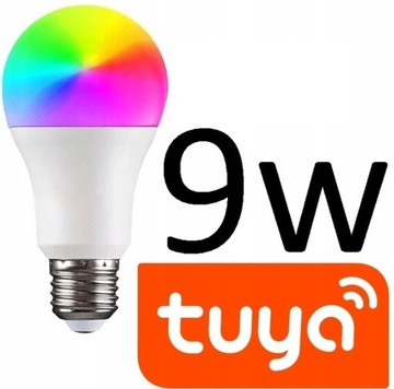 Inteligentna Żarówka E27 LED RGB CCT+Biały Bluetooth 9W 850lm Tuya