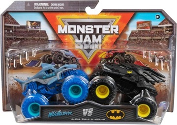 Monster Jam - Oryginalny dwupak z Batmobil vs. Megalodon