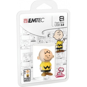 Pendrive 8GB EMTEC Fistaszki Charlie Brown