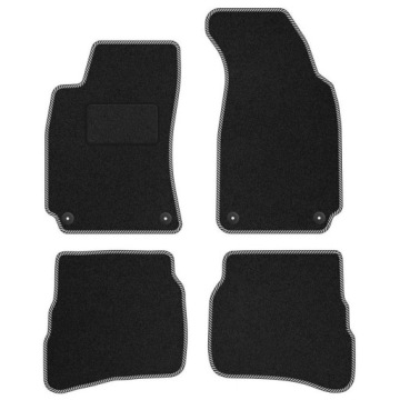 Velurové koberce Streak pro Volkswagen Passat B5 1996-2005, kulaté stopky