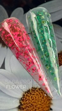 SAGA Professional Flower Gel 09, 5 мл гель с цветами