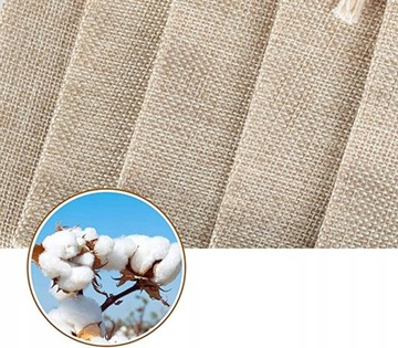 50шт льняной подарочный пакет на шнурке 9х12см ХЛОПКОЛЬНЯЯ СУМКА