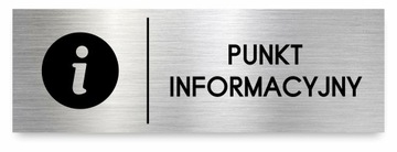 Tabliczka PUNT INFORMACYJNY 30x10 cm DIBOND