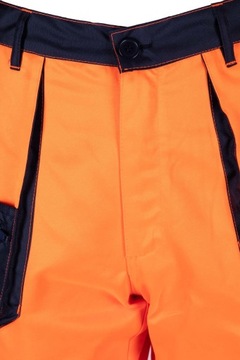 Рабочие брюки длиной до талии с темно-синей вставкой 57 ORANGE/NAVY NAVY