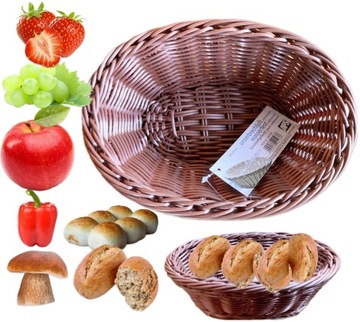KOSZYK NA PIECZYWO GERMANY APS DO SERWOWANIA CHLEBA RATTAN 22cm Zmywarka