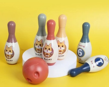 НАБОР ДЛЯ БОУЛИНГА ЦИФРЫ + ШАРЫ 8 ЭЛЕМЕНТОВ