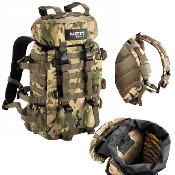 РЮКЗАК НЕО ТУРИСТ ВЫЖИВАНИЕ ВОЕННЫЙ КАМУФЛЯЖНЫЙ ТРЕККИНГ ВОЕННЫЙ 30Л