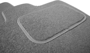 ЧЕРНЫЕ автоковрики - КОМПЛЕКТ Автомобильный бархатный на 5 человек. + СЕКундомеры