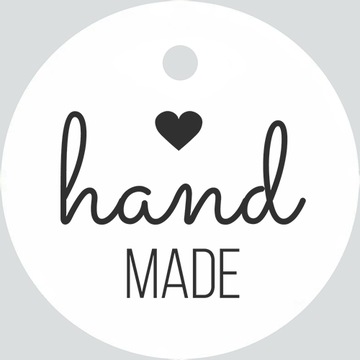 Kartonowe zawieszki etykiety tagi hand made 10szt