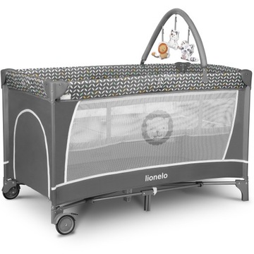 LIONELO FLOWER ŁÓŻECZKO TURYSTYCZNE Z PRZEWIJAKIEM