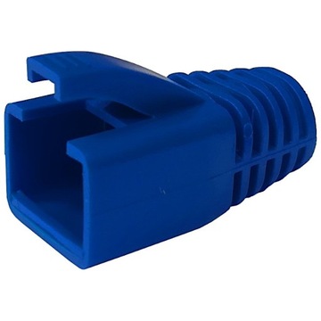 Osłonka osłonki na wtyk RJ45 kat6a 7 10szt niebies