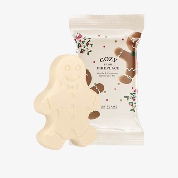 ORIFLAME Mydełko o zapachu wanilii i cynamonu Cozy by the Fireplace