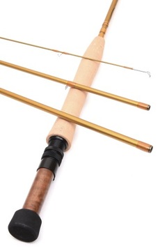 WĘDKA MUCHOWA Jednoręczna Uchwyt Korkowy Vision Dry HERO flyrod 8´ #4