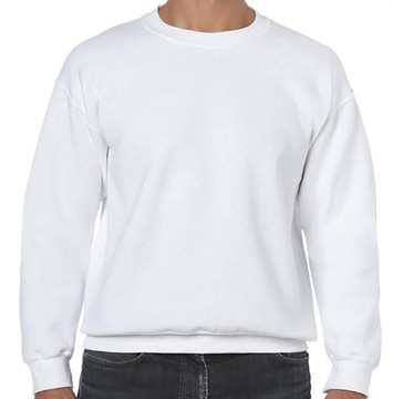 Gładka Bluza Dresowa Unisex Męska Damska