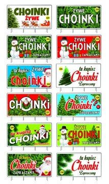 SOLIDNY BANER REKLAMOWY 200x100 CHOINKI,KARP