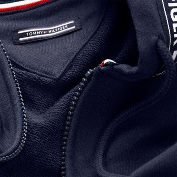 TOMMY HILFIGER МУЖСКАЯ СВИТШОТ С КАПЮШОНОМ ТЕМНО-СИНИЙ размер L