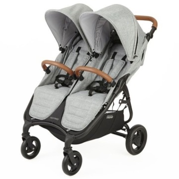 Valco Baby Snap Duo Trend Sport - для двійні візок прогулянковий | Сірий Меланж
