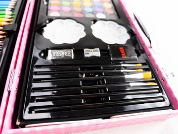 ХУДОЖЕСТВЕННЫЙ набор для ЖИВОПИСИ И РИСОВАНИЯ ДЛЯ ДЕТЕЙ И ДЕВОЧЕК 145 Ee